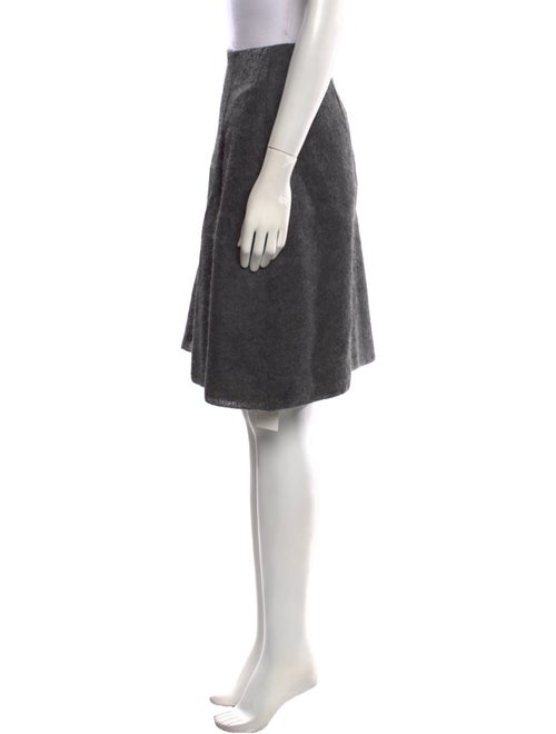 Aviu Merino Wool Knee-Length Skirt