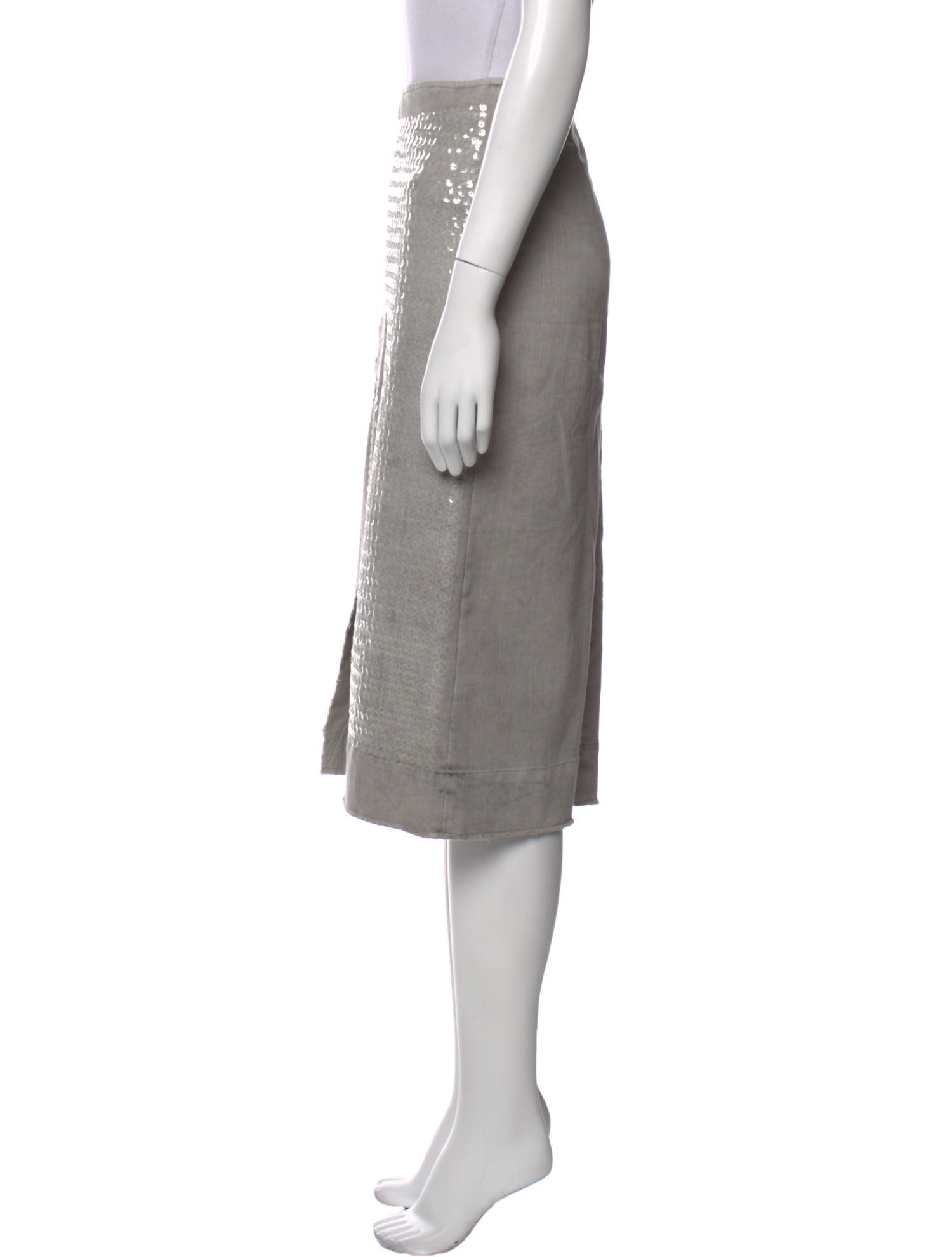 Aviu Sequin Embellishments Knee-Length Skirt