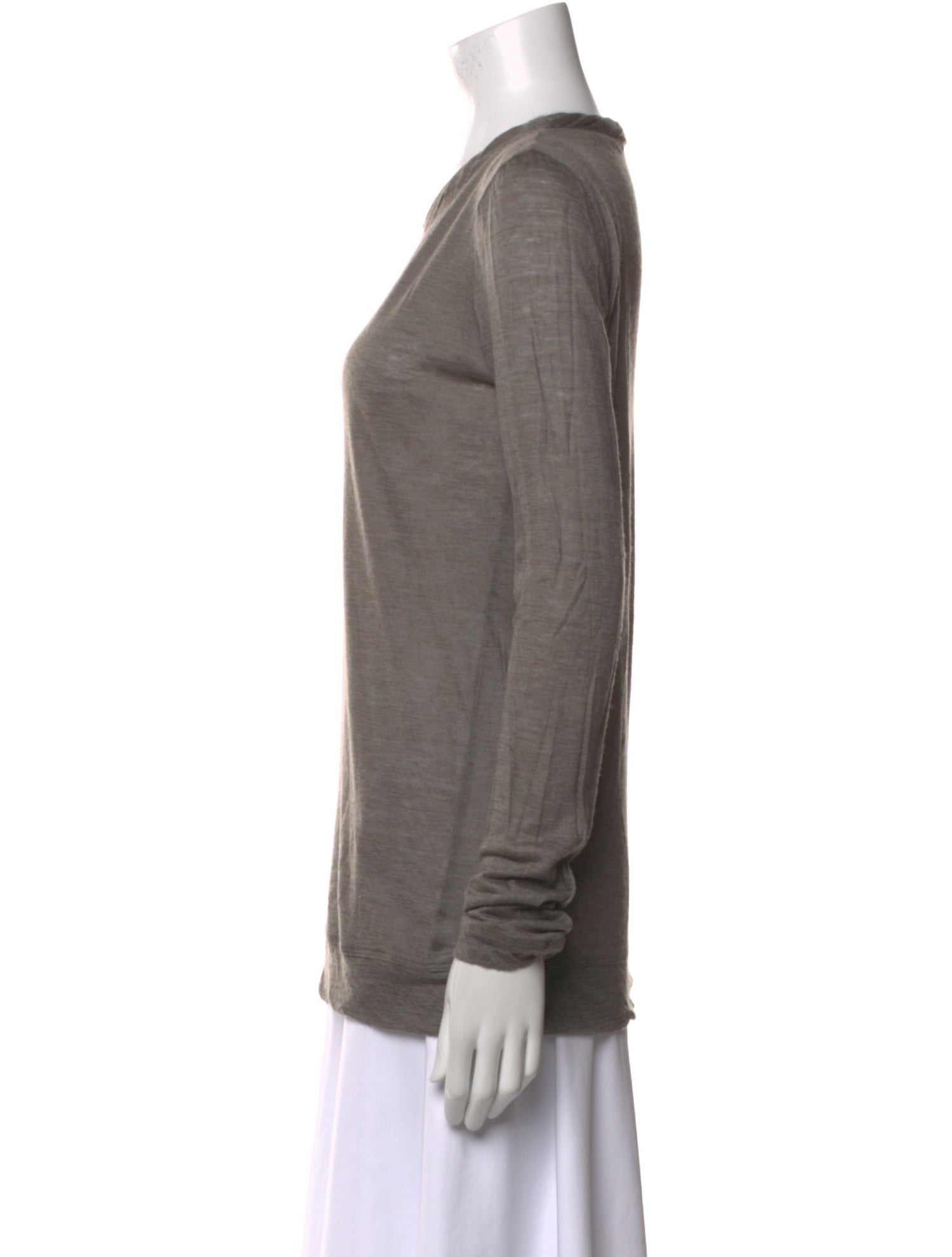 Aviu Cashmere Scoop Neck T-Shirt