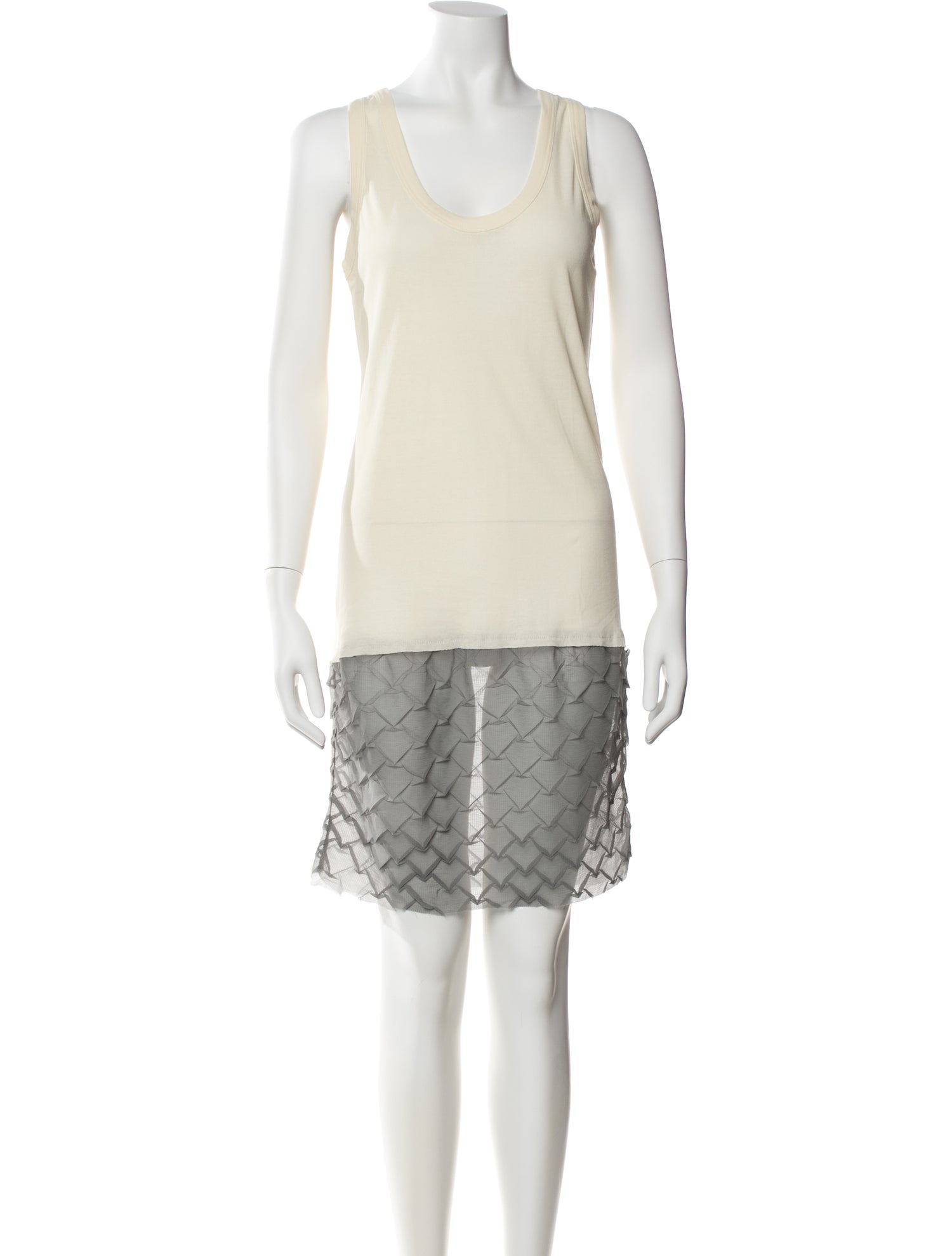 Aviu Scoop Neck Mini Dress