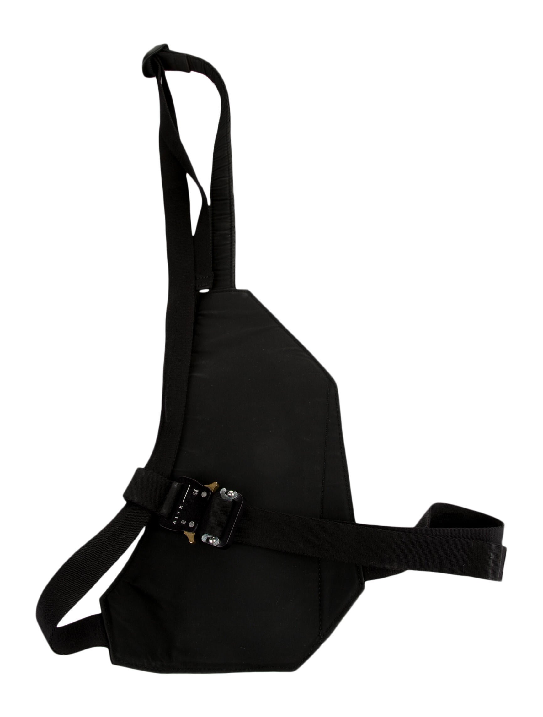 ALYX Visual Small Nylon Sling Bag Black Backpacks, Bags WAVLI20040 The RealReal