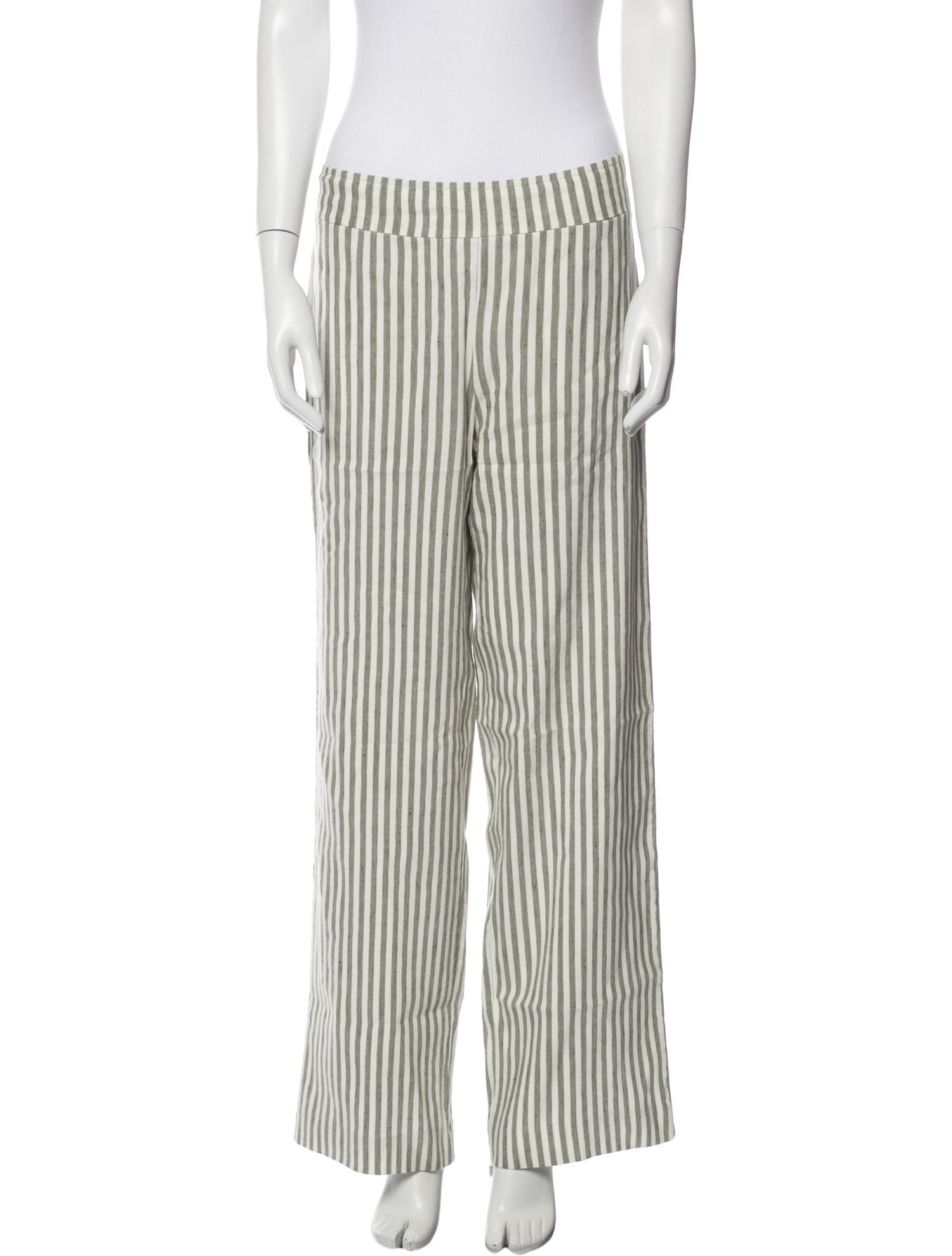 Avenue Montaigne Linen Wide Leg Pants