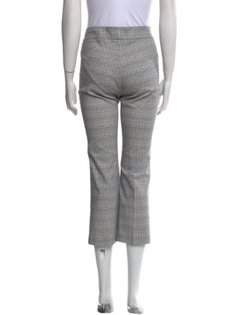Avenue Montaigne Plaid Print Straight Leg Pants