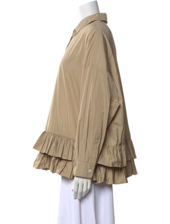 AVN Long Sleeve Button-Up Top