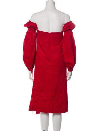 Àcheval Pampa Off-The-Shoulder Knee-Length Dress