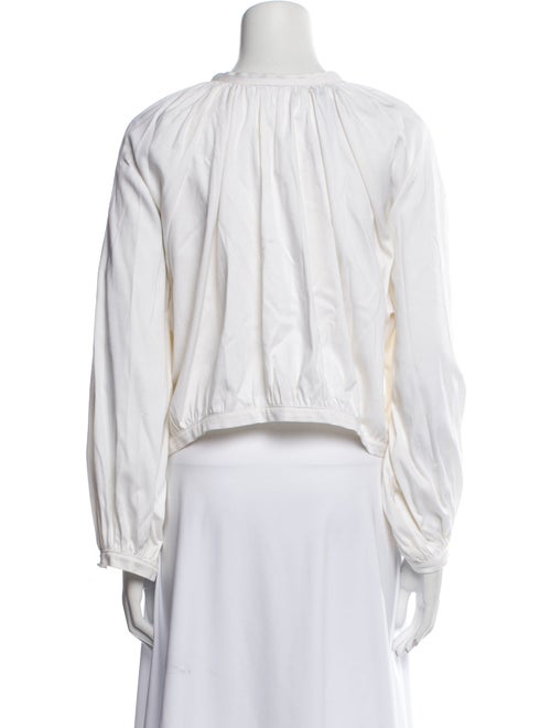 Àcheval Pampa Mock Neck Long Sleeve Button-Up Top