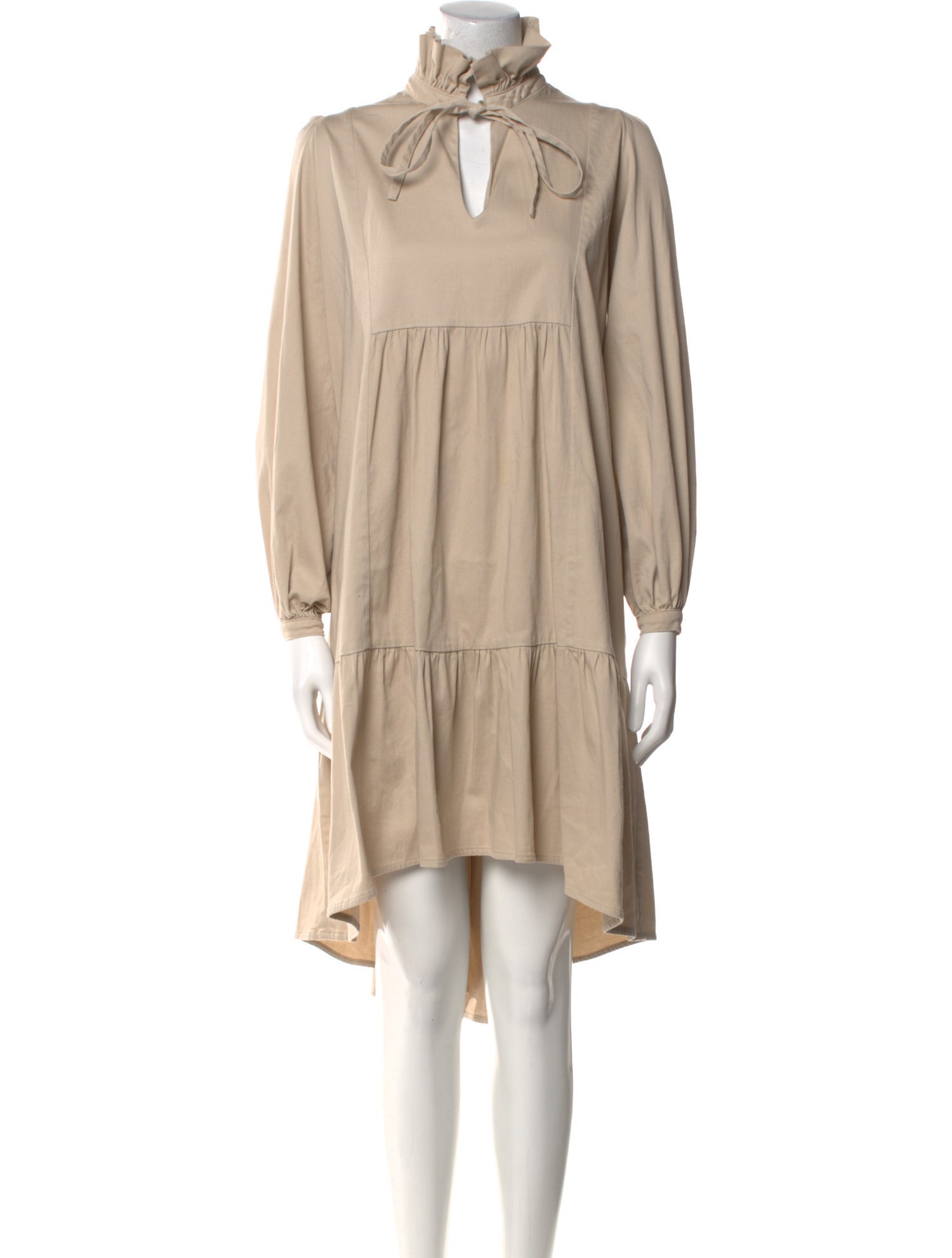 Àcheval Pampa Tie Neck Knee-Length Dress