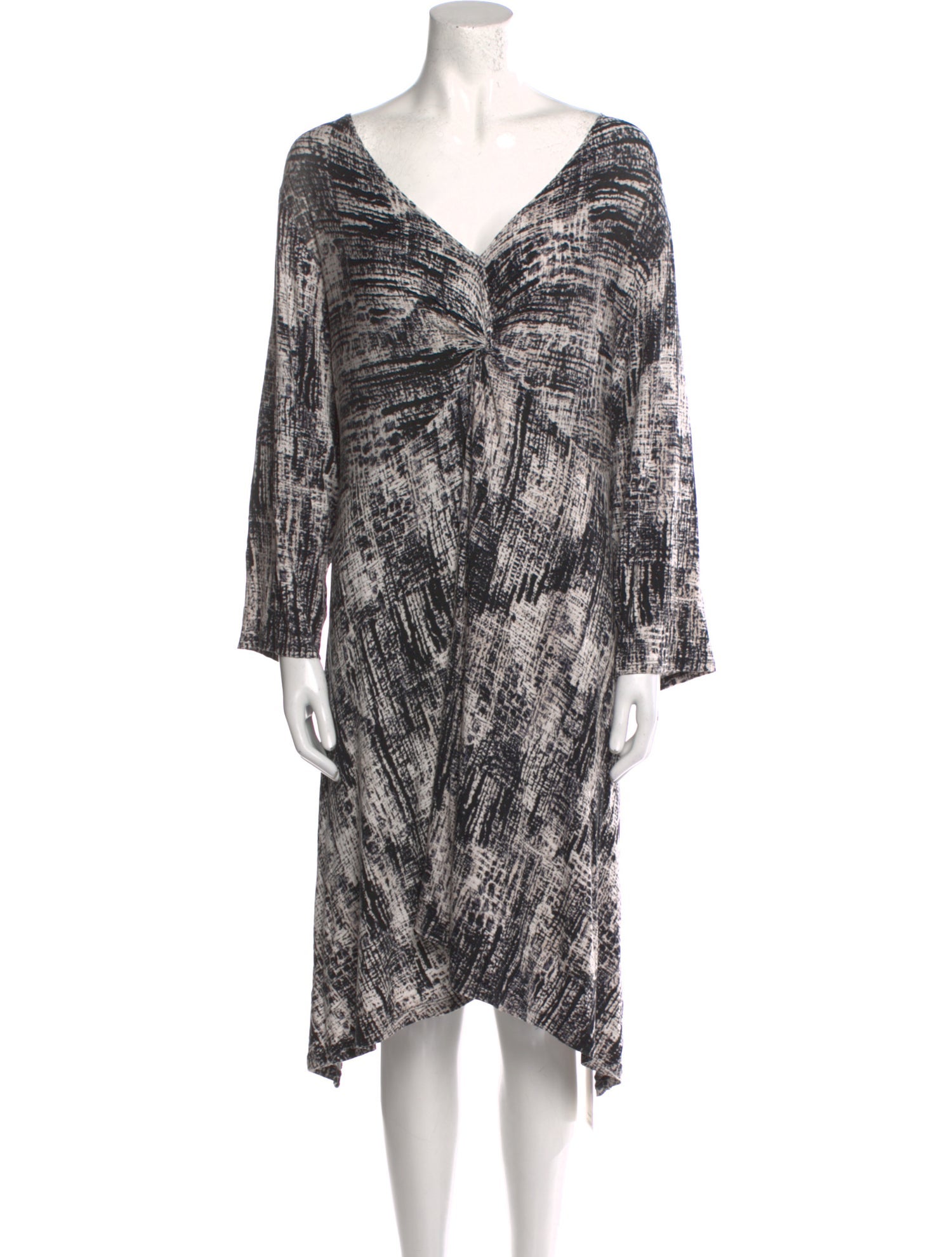 Avenue The Label Printed Knee-Length Dress