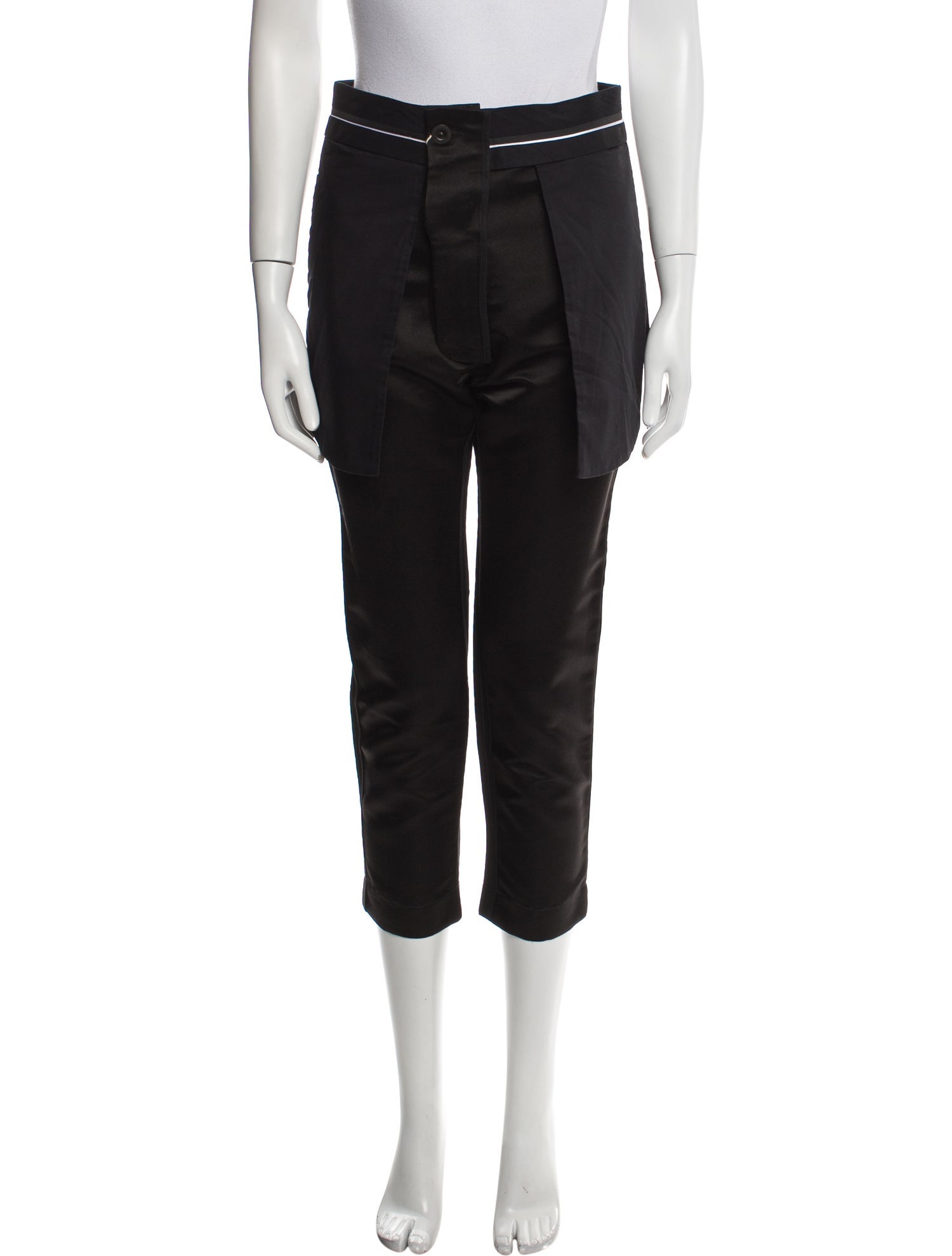 Ben Taverniti Unravel Project Silk Straight Leg Pants