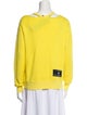 Ben Taverniti Unravel Project Bateau Neckline Long Sleeve Sweatshirt