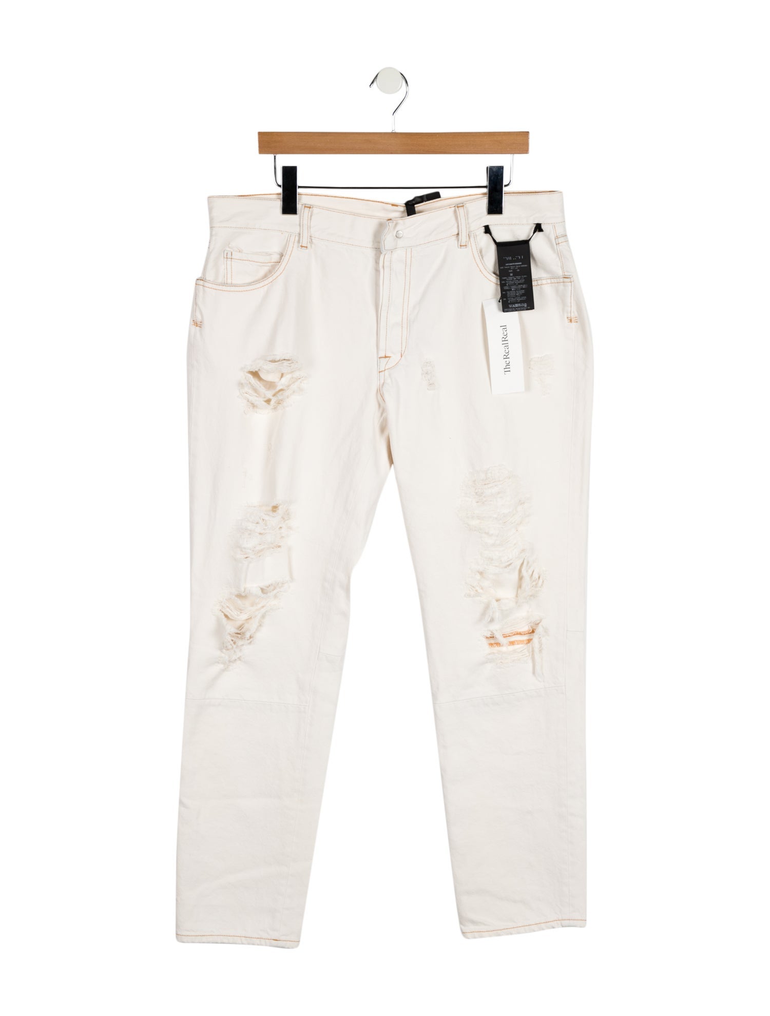 Ben Taverniti Unravel Project High-Rise Straight Leg Jeans