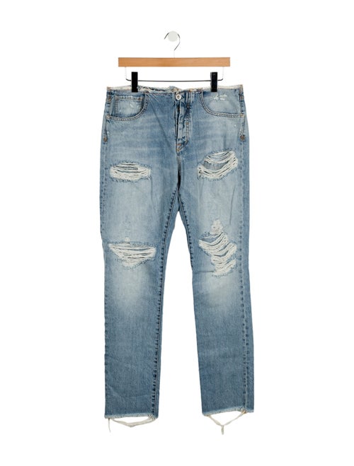 Ben Taverniti Unravel Project Mid-Rise Straight Leg Jeans