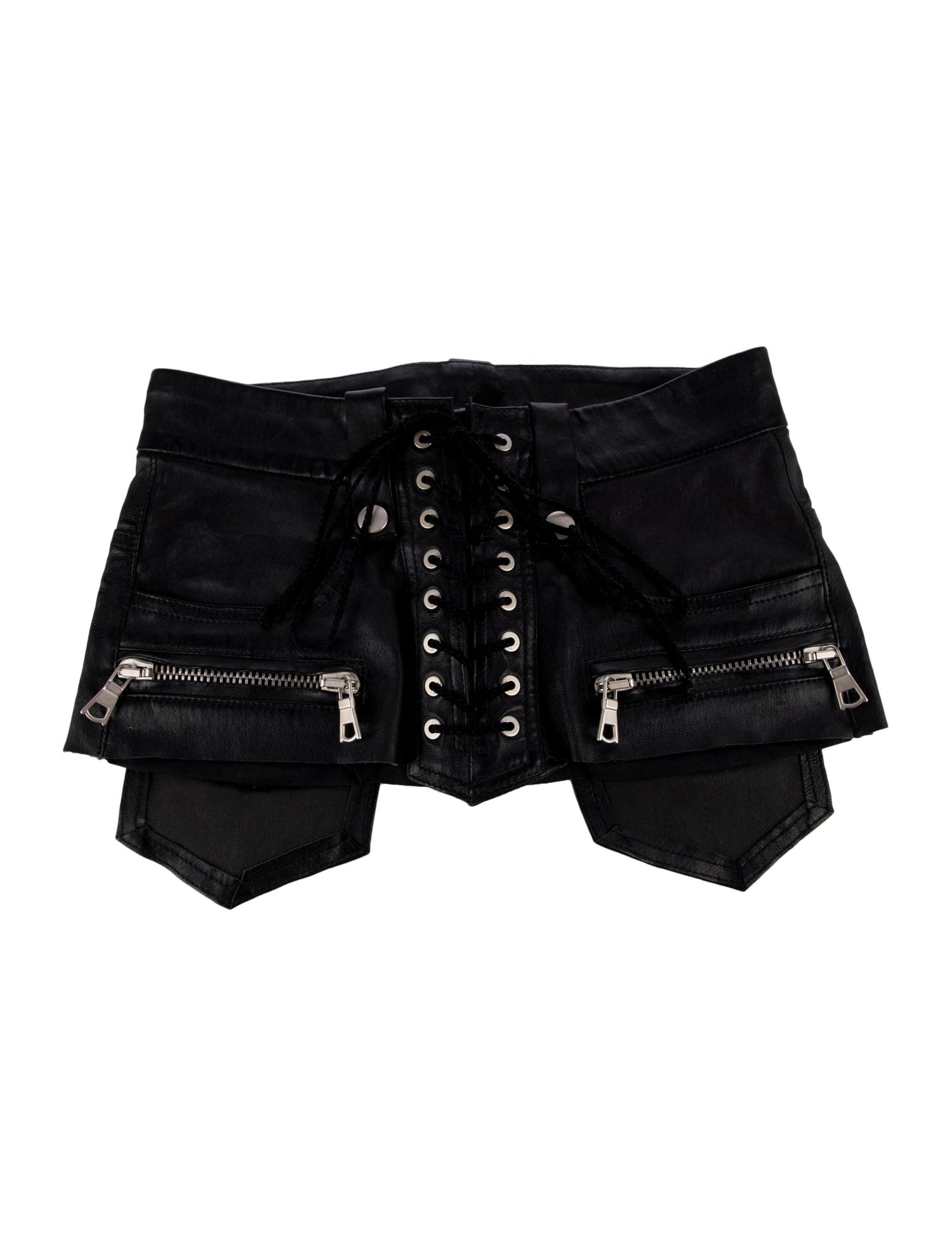 Ben Taverniti Unravel Project Wide Leather Waist Belt