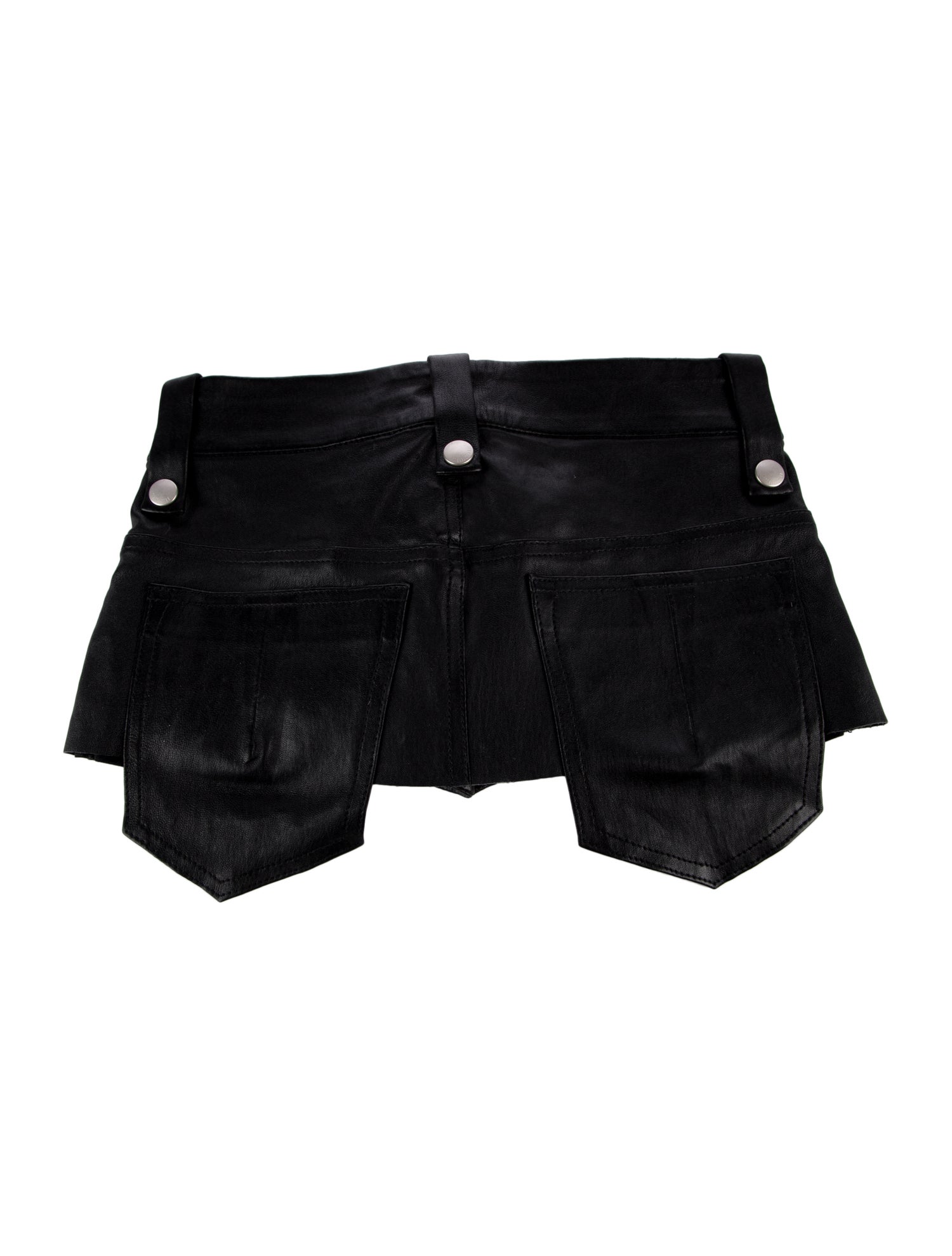 Ben Taverniti Unravel Project Wide Leather Waist Belt