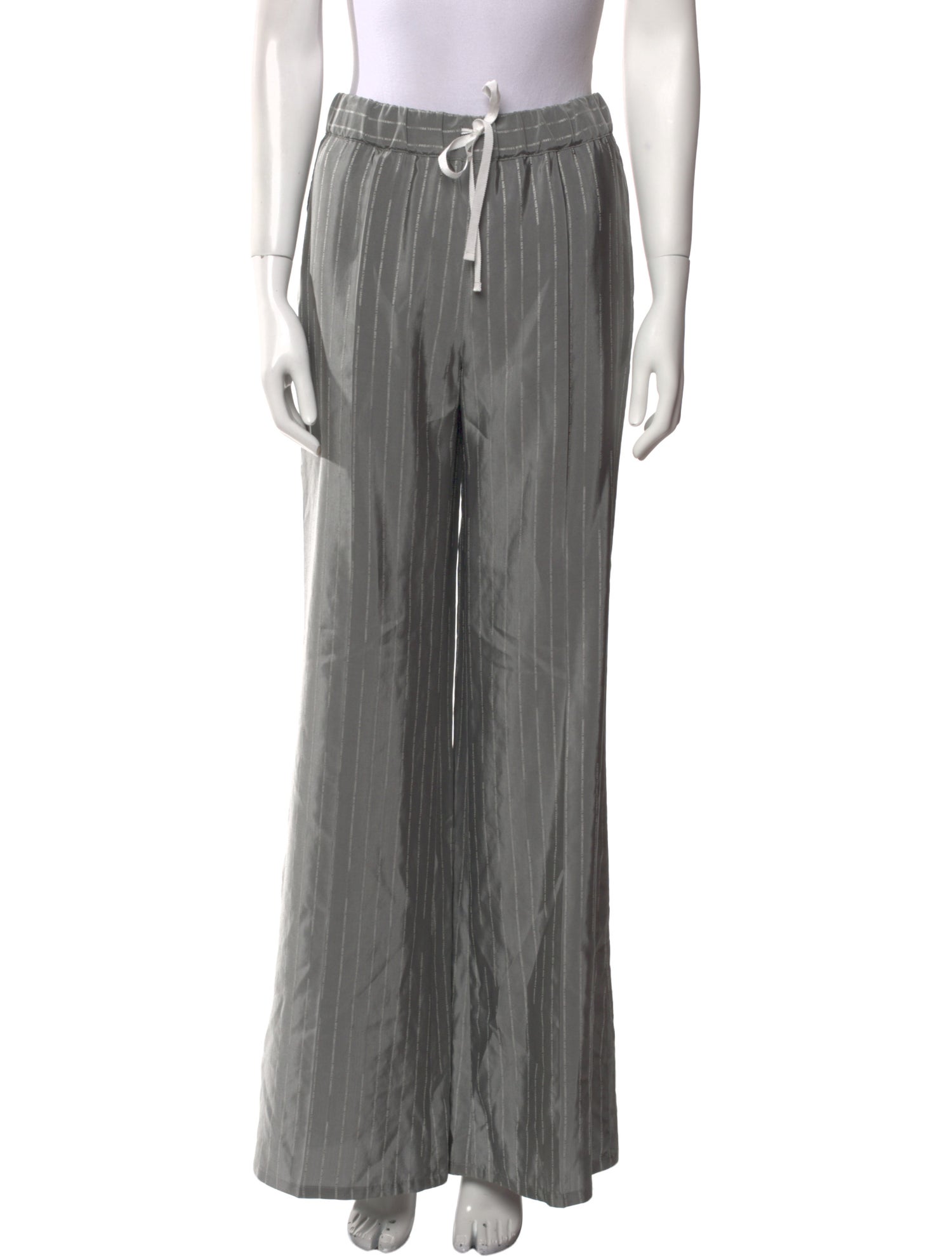 Ben Taverniti Unravel Project Silk Wide Leg Pants