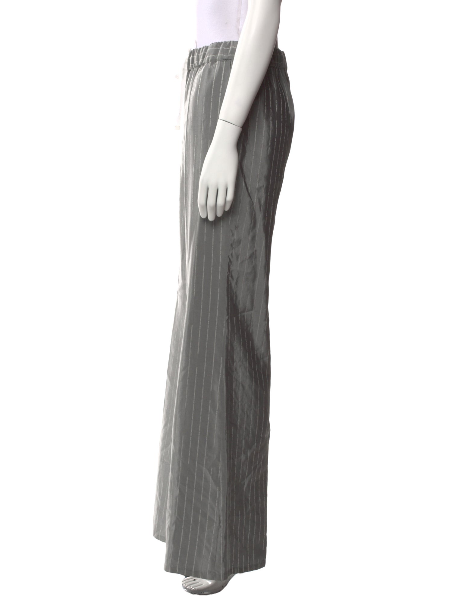 Ben Taverniti Unravel Project Silk Wide Leg Pants