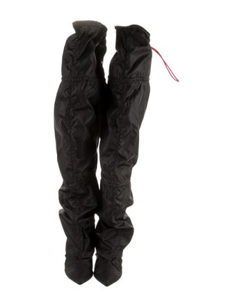 Ben Taverniti Unravel Project Nylon Slouch Boots