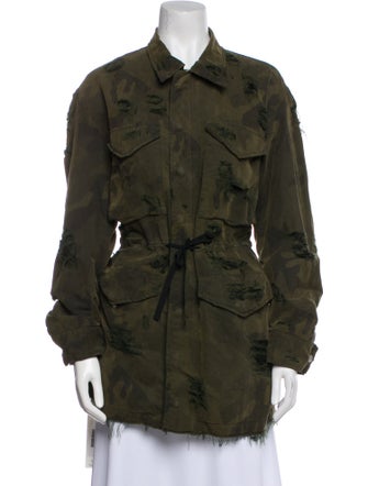 Ben Taverniti Unravel Project Printed Utility Jacket