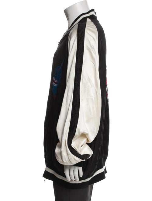 Ben Taverniti Unravel Project Colorblock Pattern Bomber Jacket