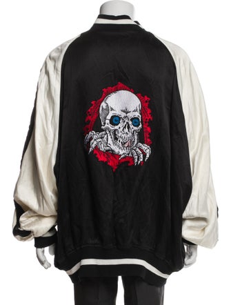 Ben Taverniti Unravel Project Colorblock Pattern Bomber Jacket