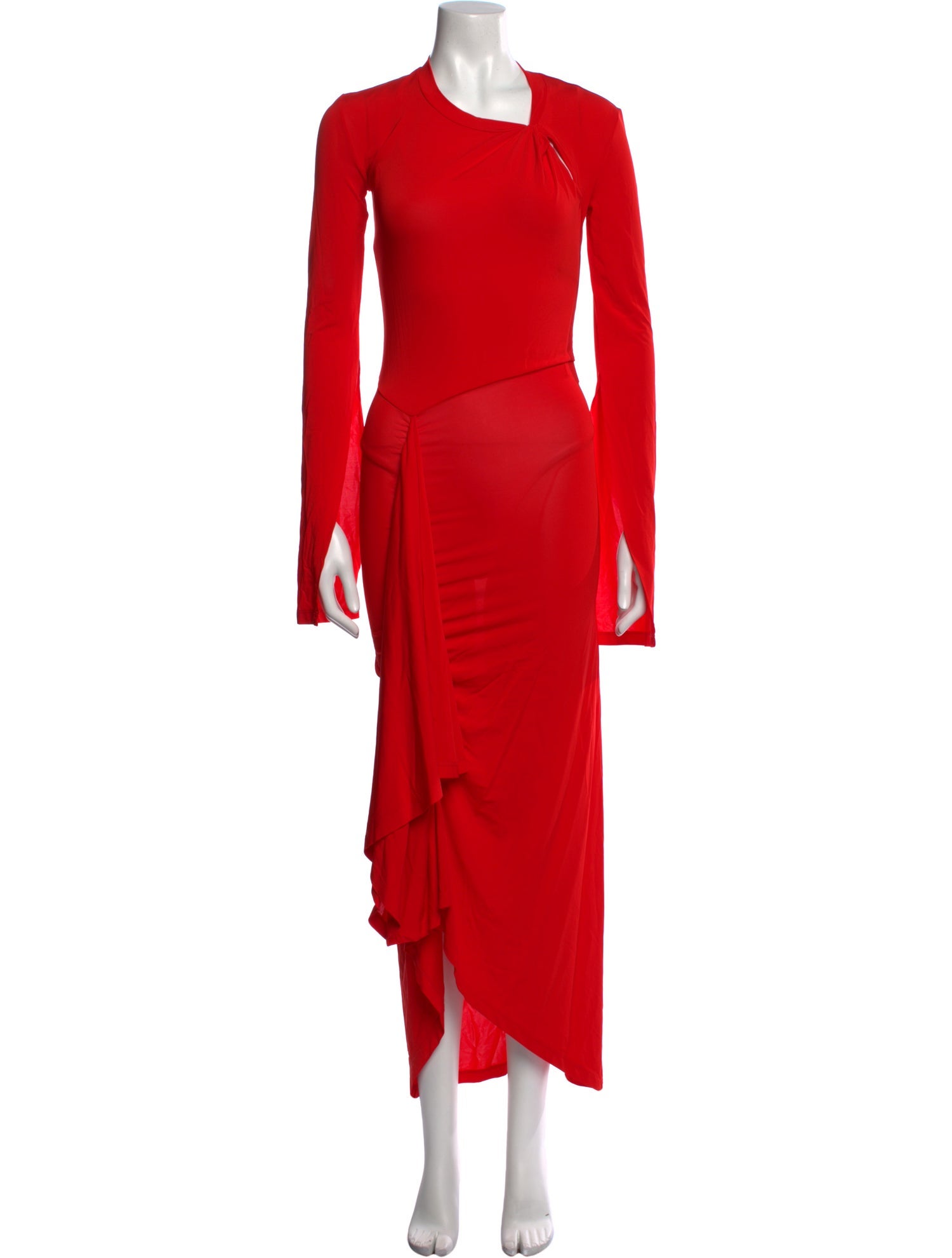 Ben Taverniti Unravel Project Crew Neck Long Dress