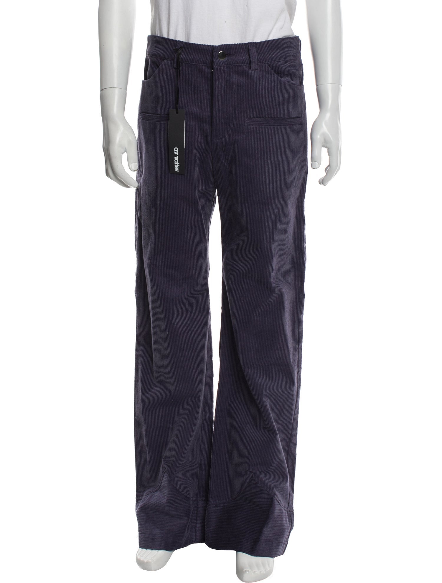 AV Vattev Striped Corduroy Pants