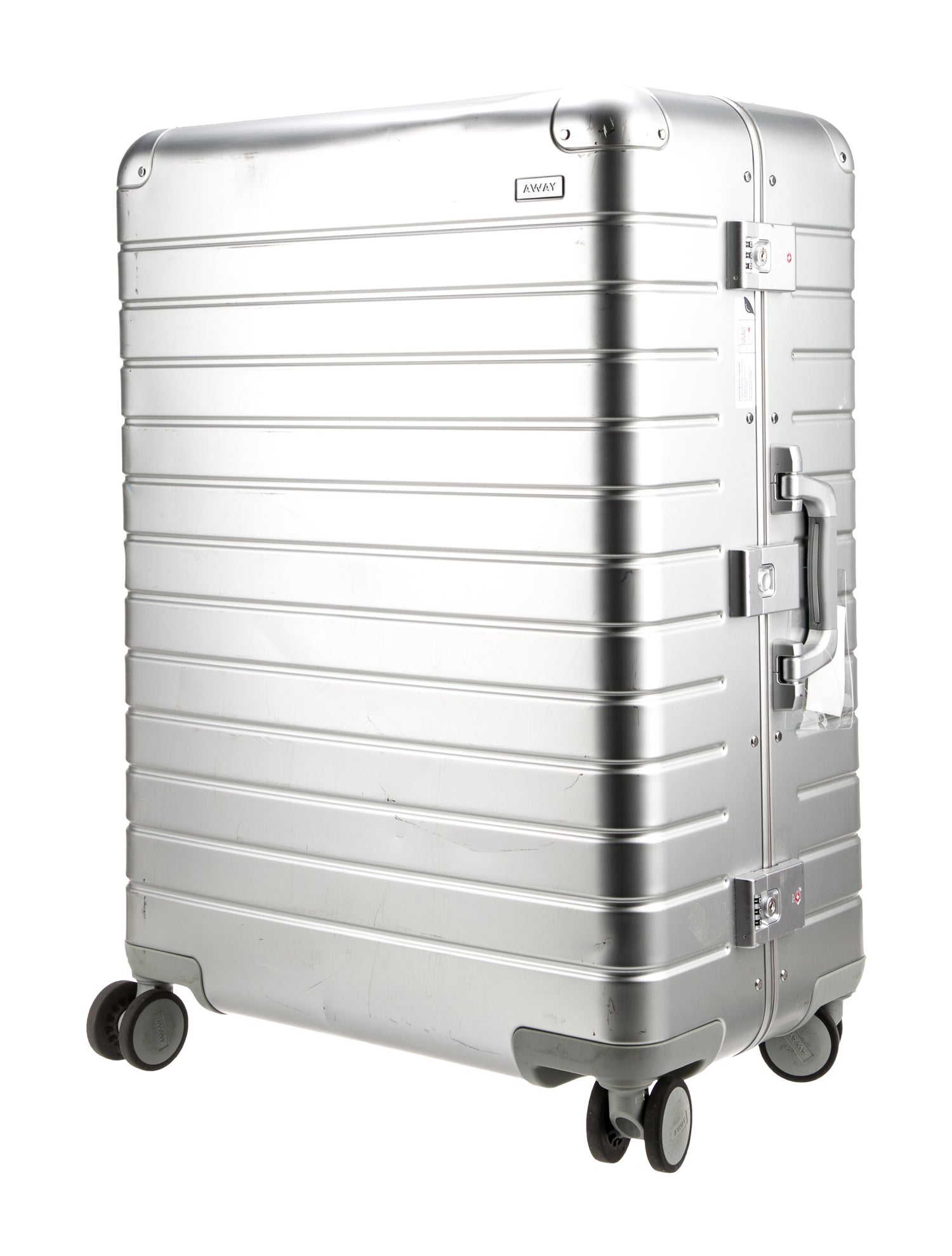 Away Metal Large Wheeled Suitcase