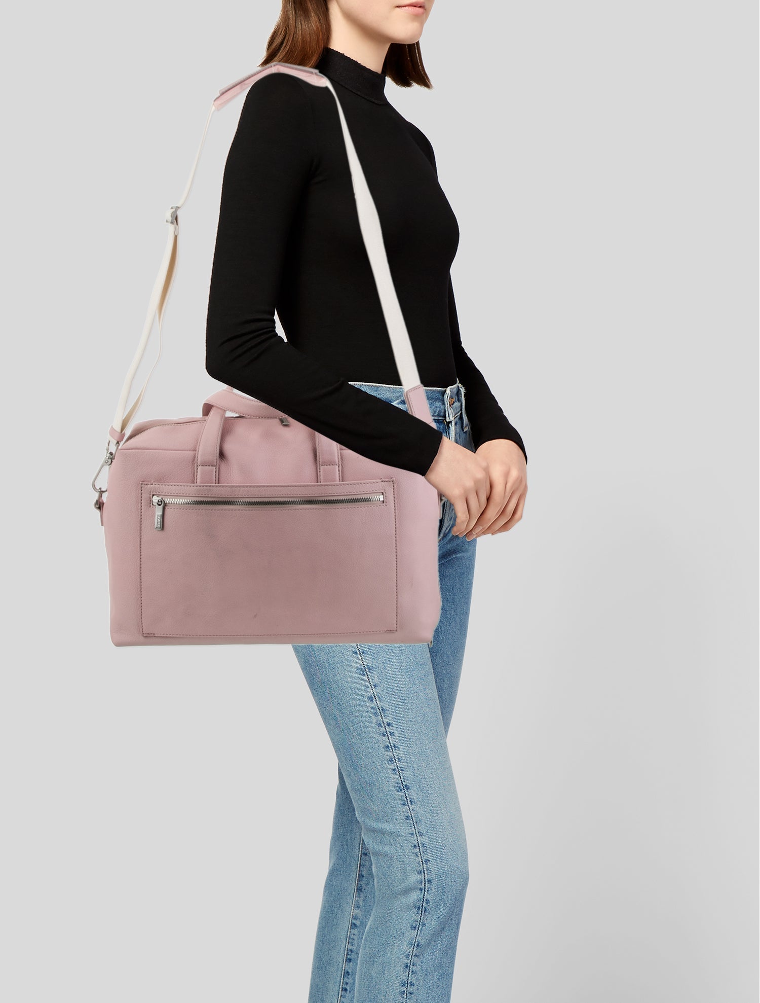 Away Leather Messenger Bag