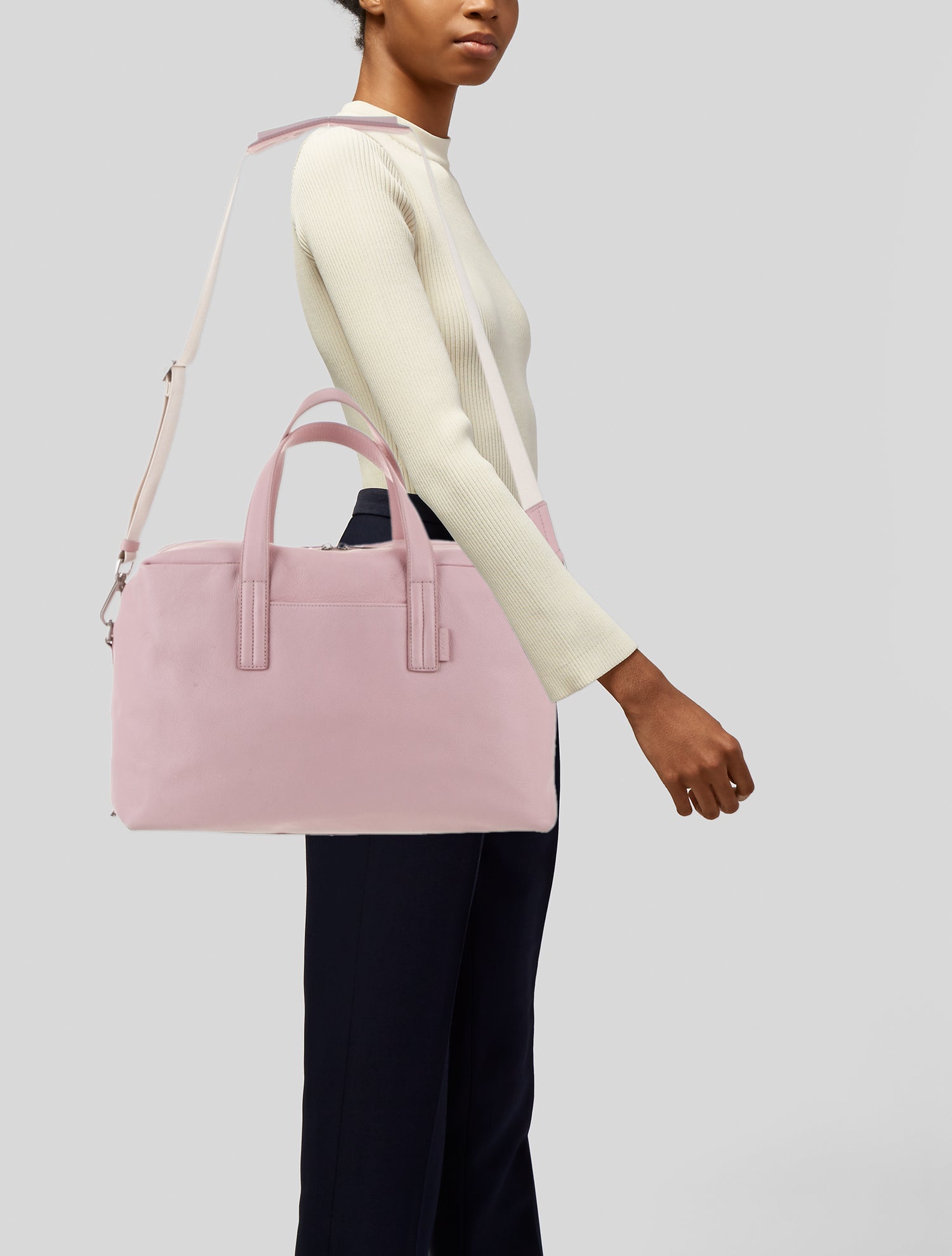 Away Leather Messenger Bag