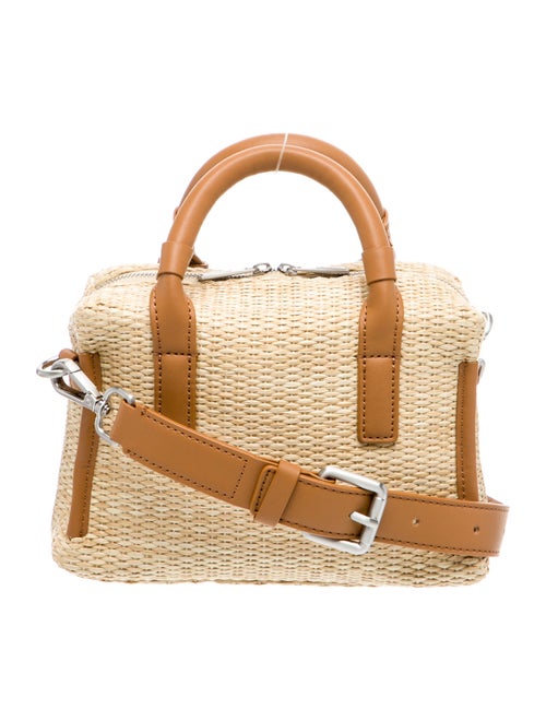 Away Straw Top Handle Bag