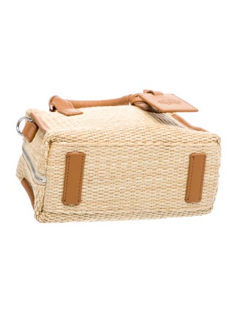 Away Straw Top Handle Bag