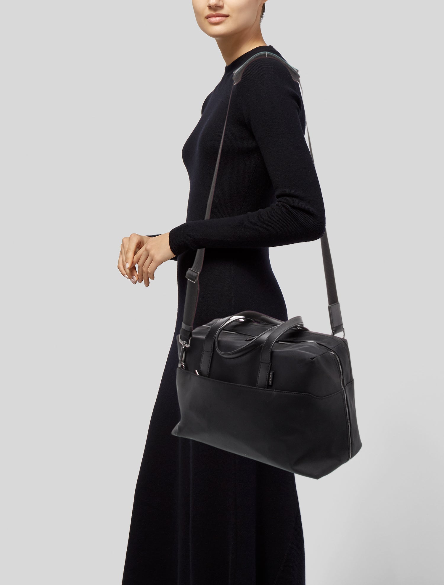 Away Nylon Top Handle Bag