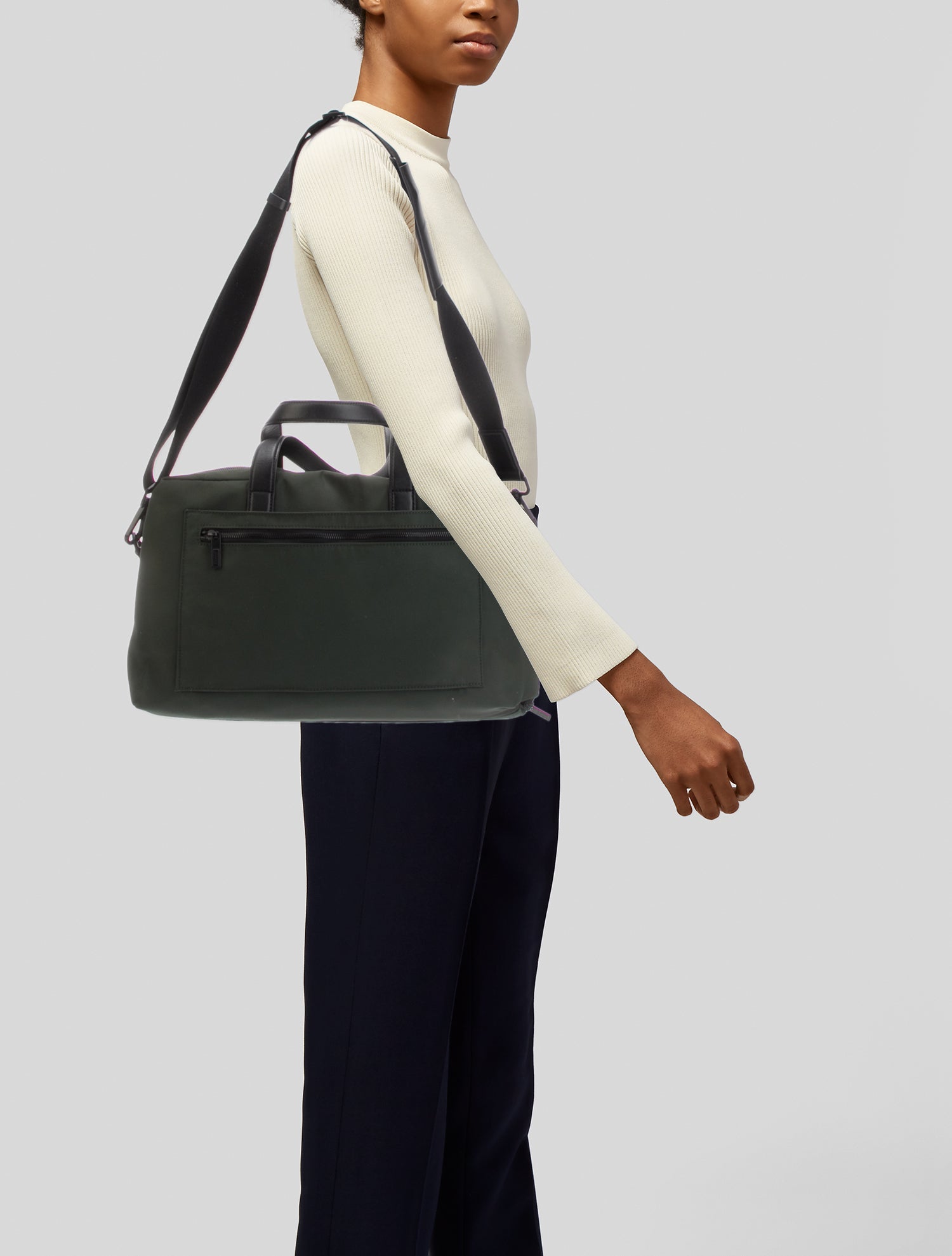 Away Nylon Top Handle Bag