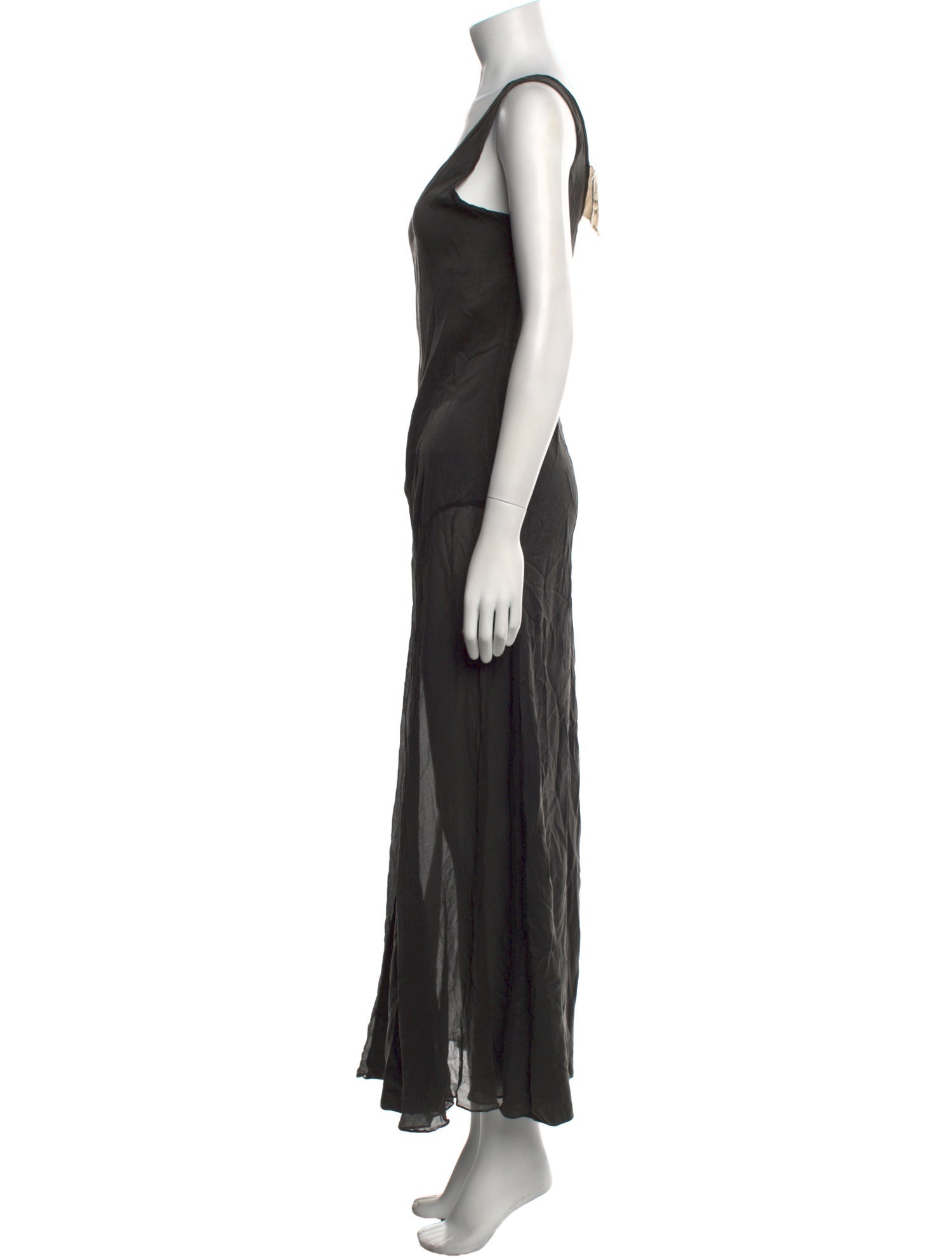 Awaveawake Silk Long Dress