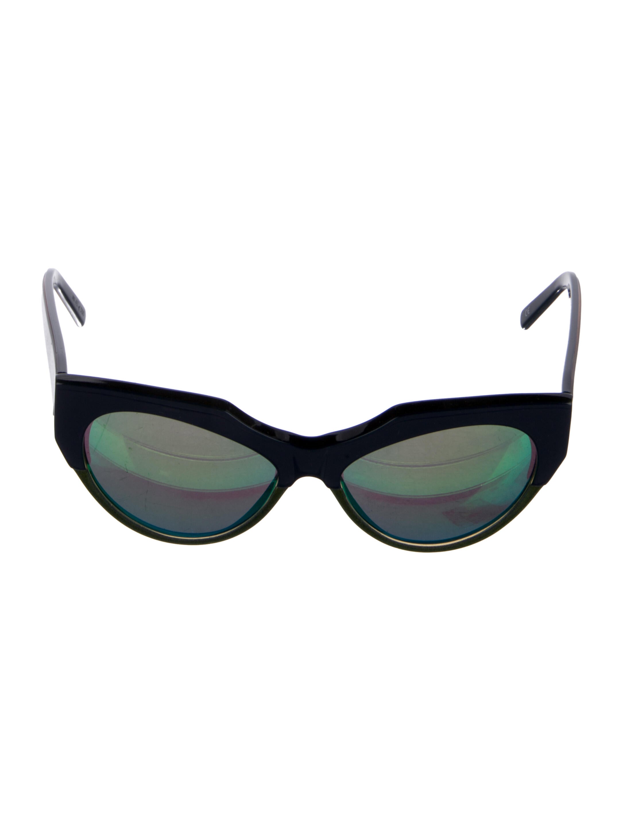 Andy Wolf Eyewear Cat-Eye Mirrored Sunglasses