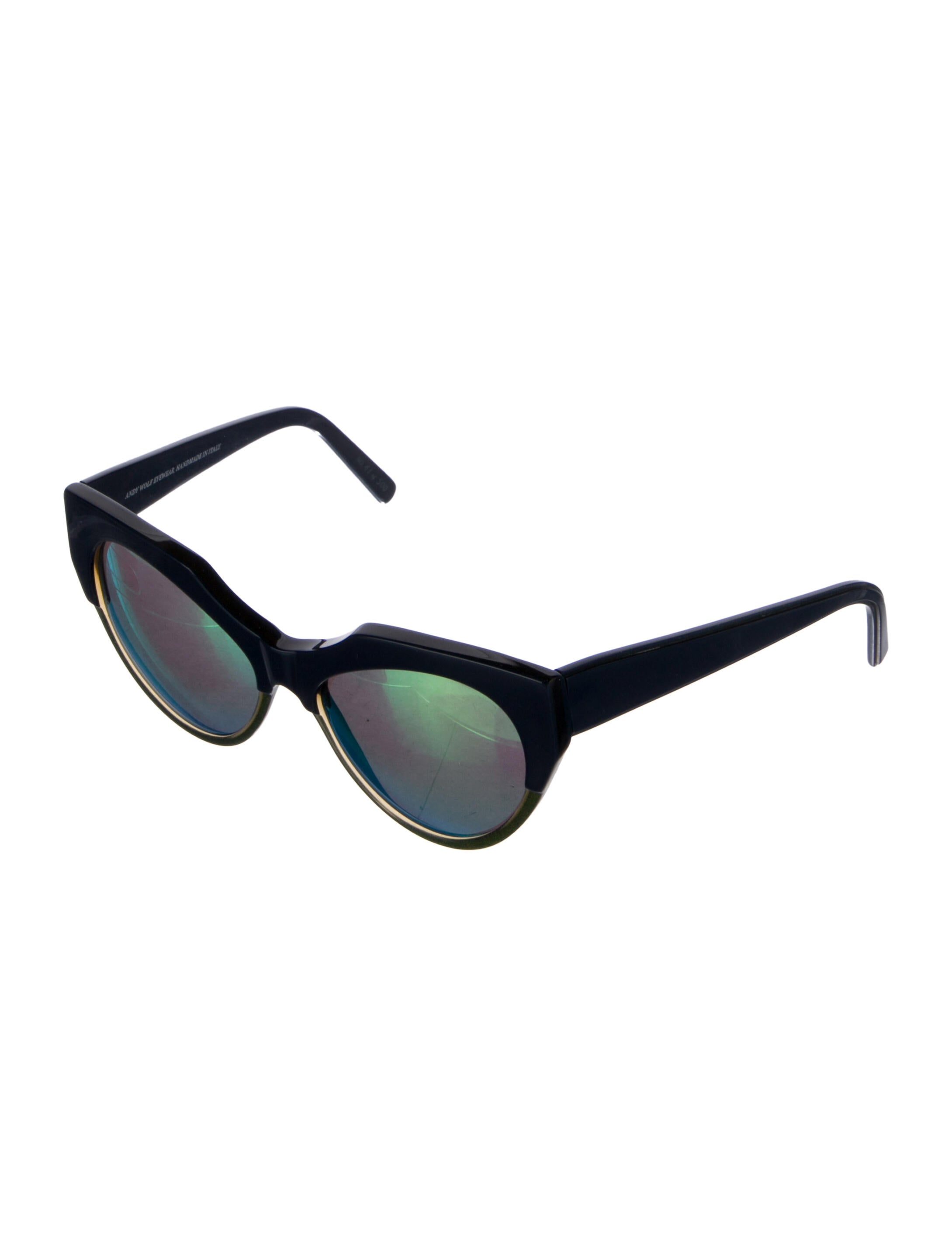 Andy Wolf Eyewear Cat-Eye Mirrored Sunglasses