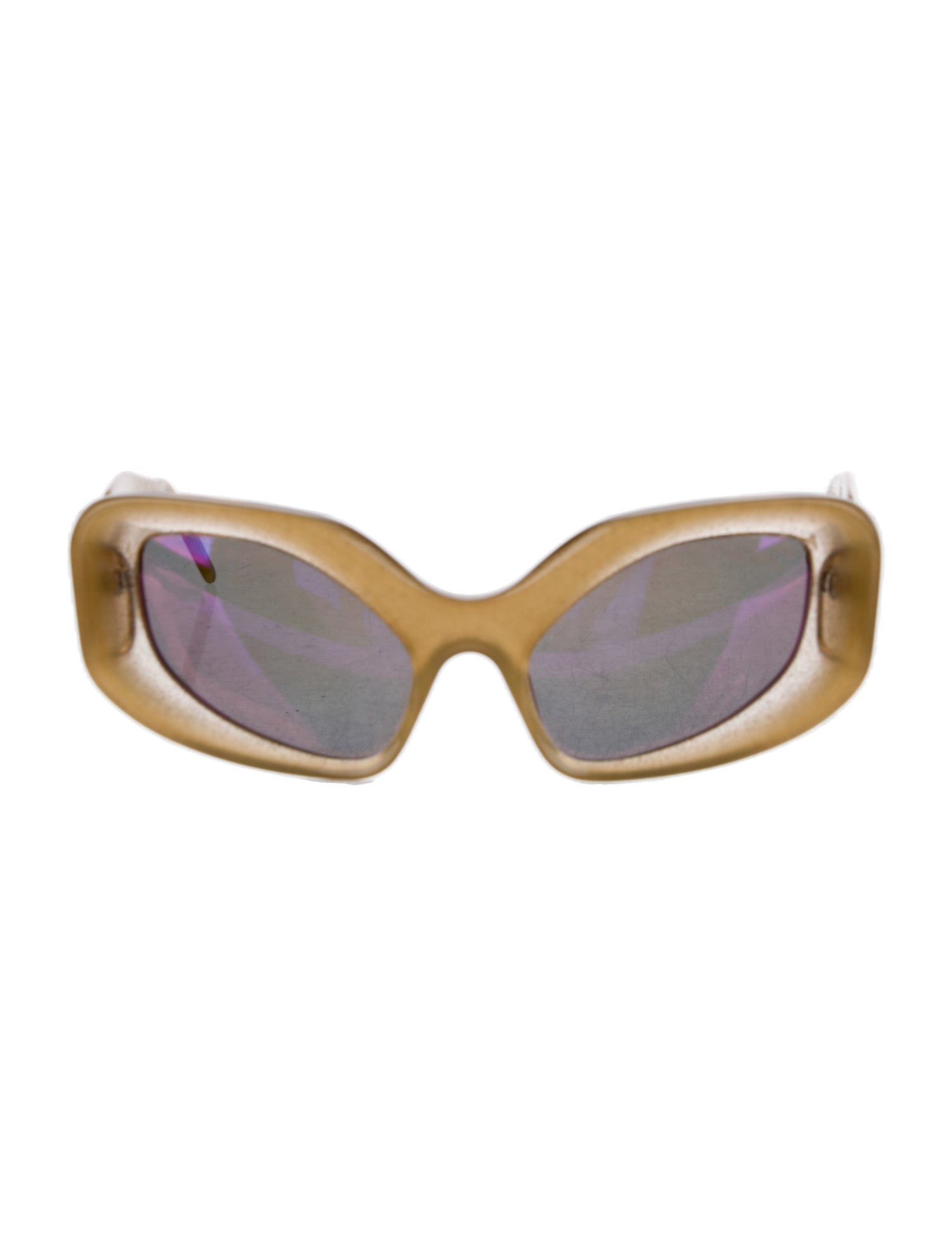 Andy Wolf Eyewear Cat-Eye Mirrored Sunglasses