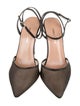 Andrea Wazen Leather Slingback Pumps