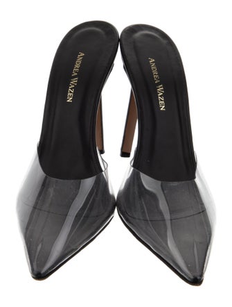 Andrea Wazen PVC Mules