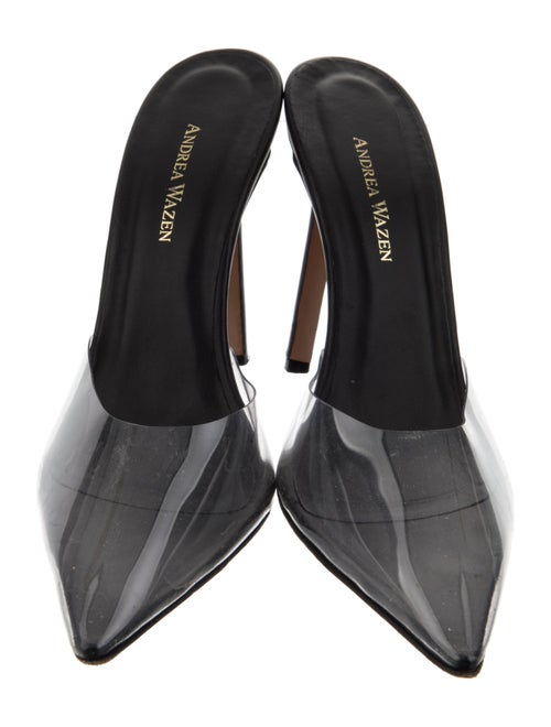 Andrea Wazen PVC Mules