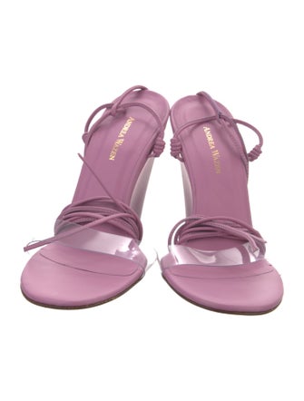 Andrea Wazen Leather Sandals