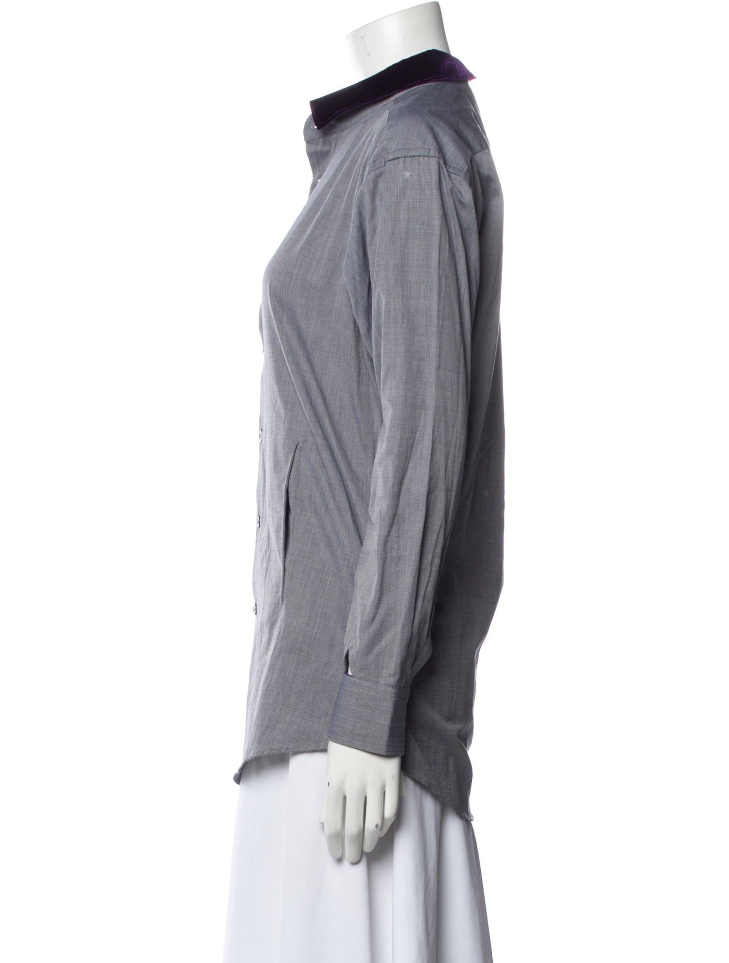 Andre Walker Long Sleeve Button-Up Top