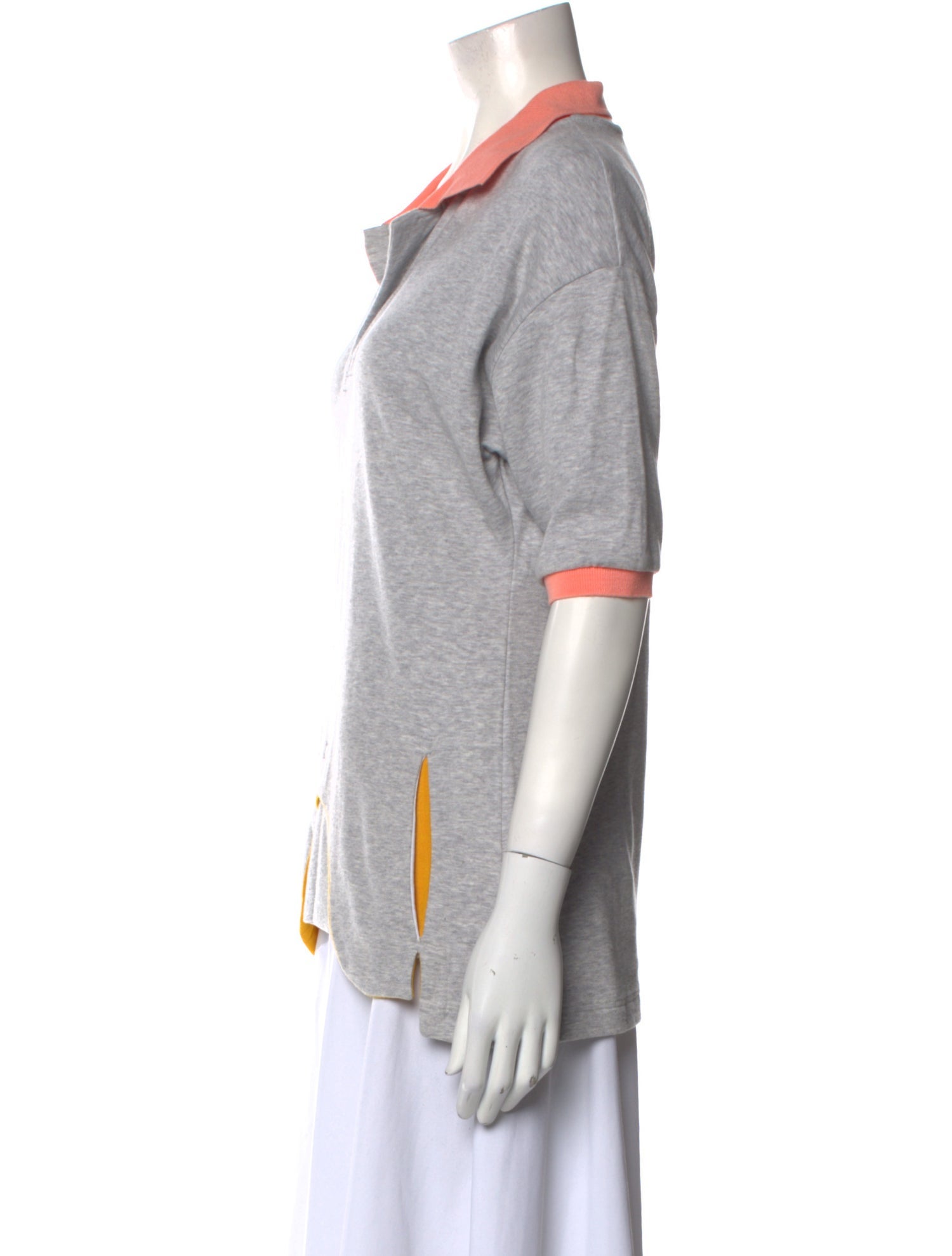 Andre Walker Colorblock Pattern Short Sleeve Polo