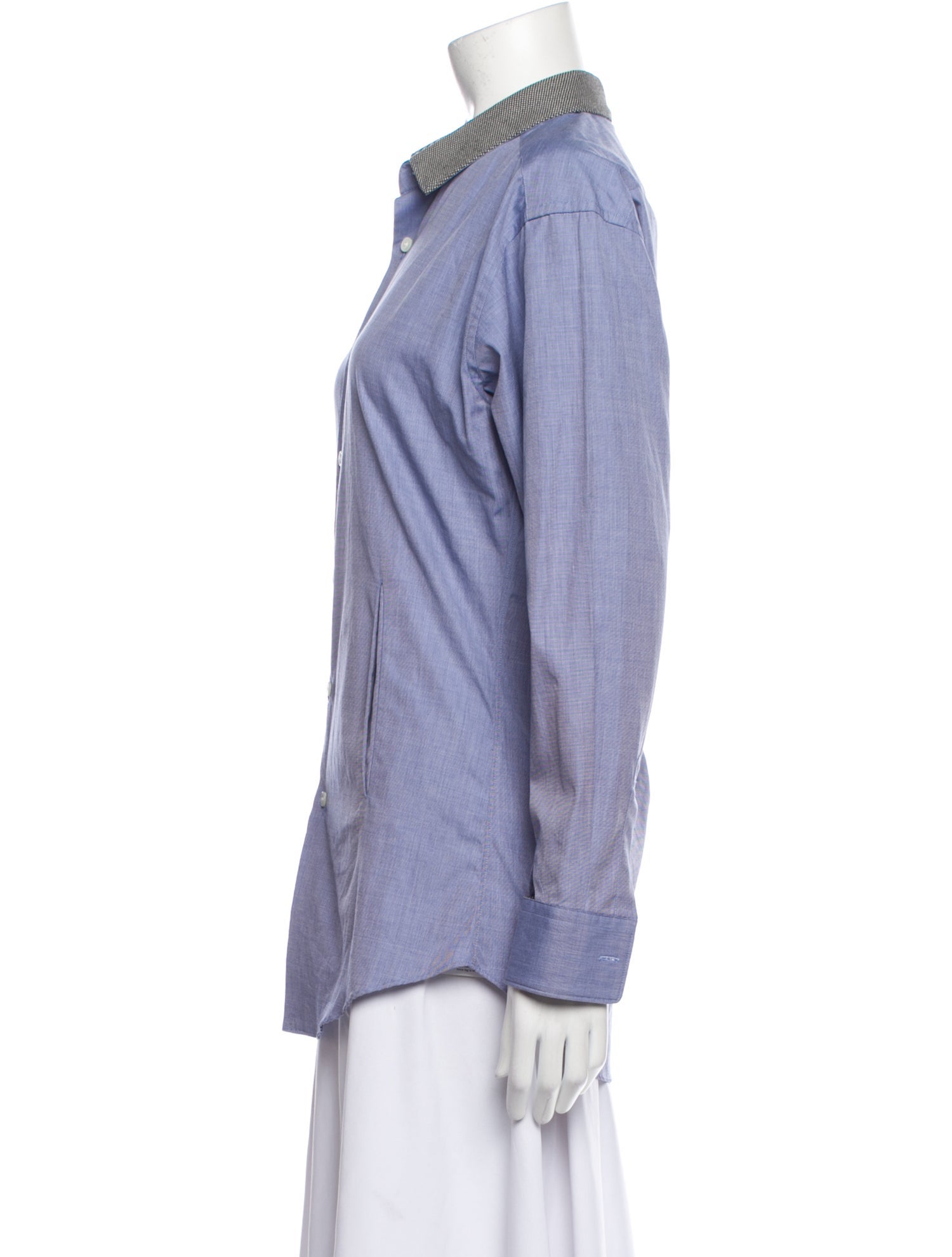 Andre Walker Long Sleeve Button-Up Top
