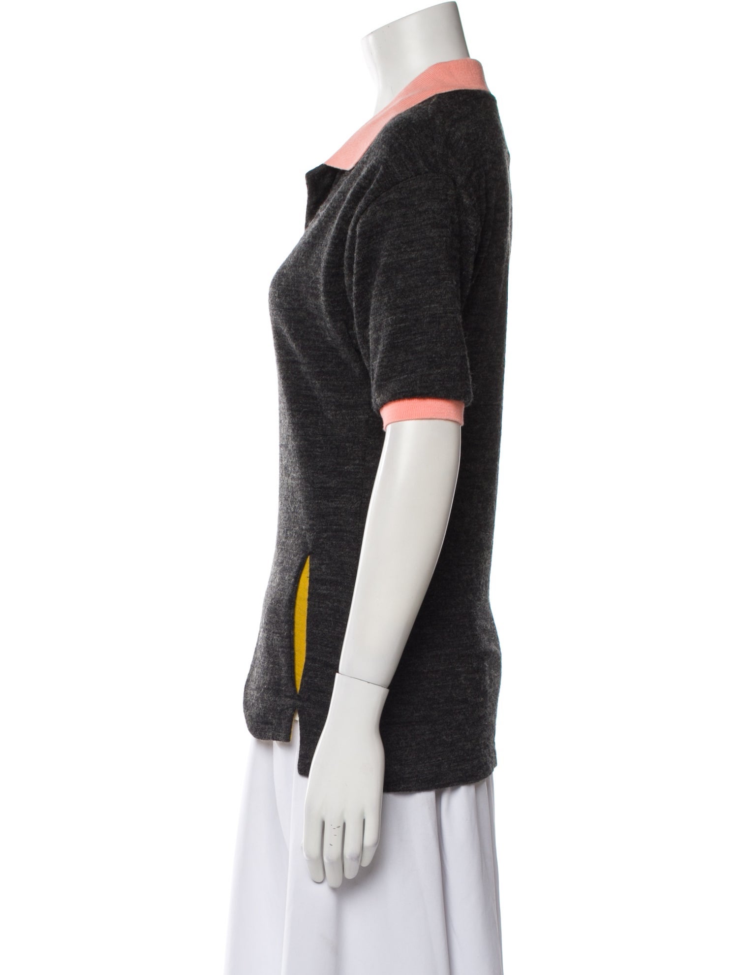 Andre Walker Colorblock Pattern Short Sleeve Polo