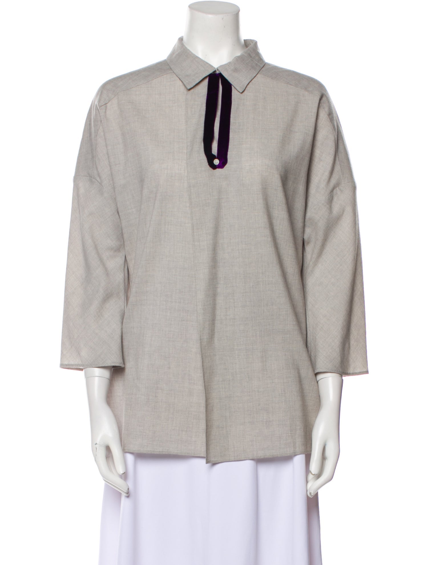 Andre Walker Wool Three-Quarter Sleeve Sweatshirt