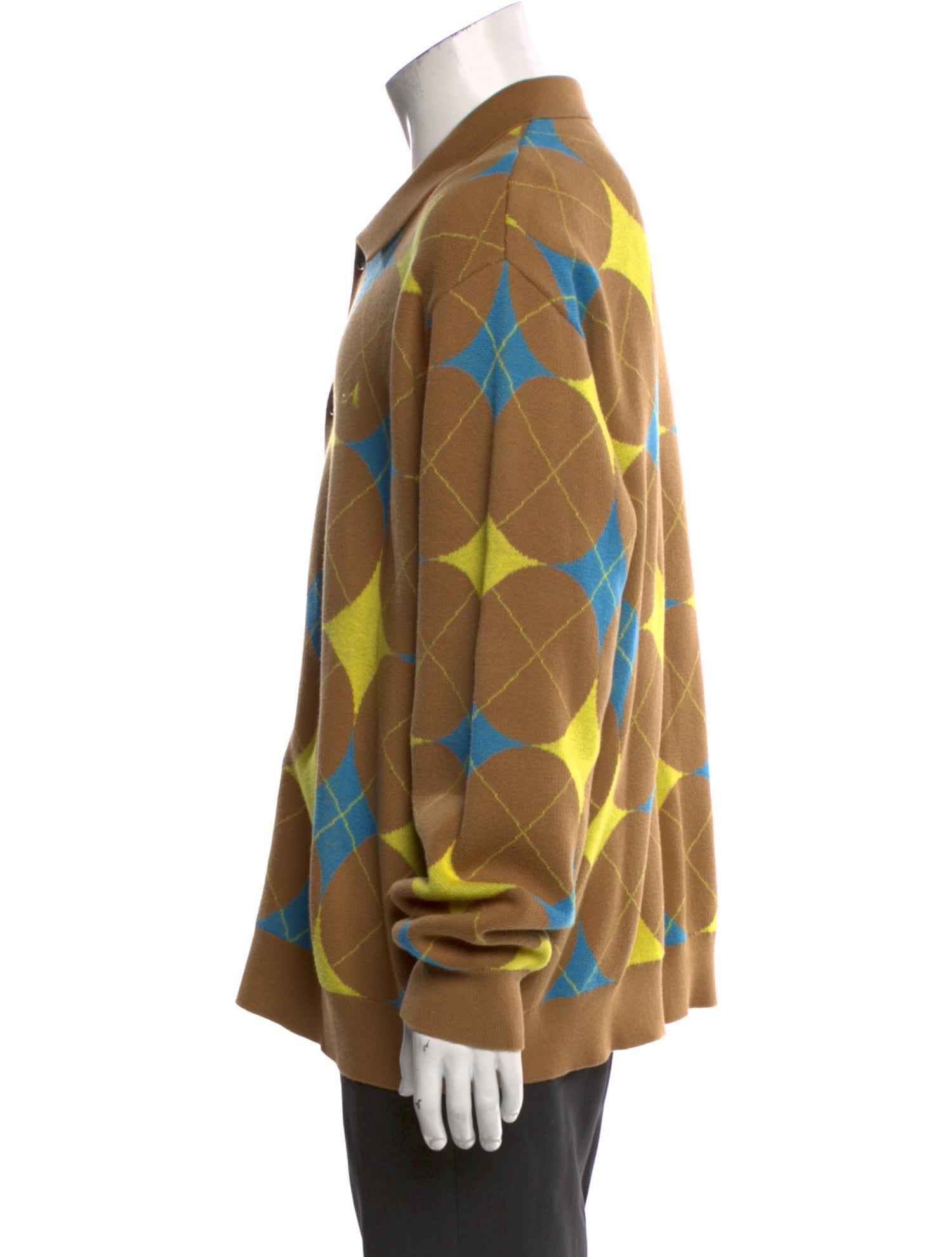 Awake NY Printed Collar Cardigan