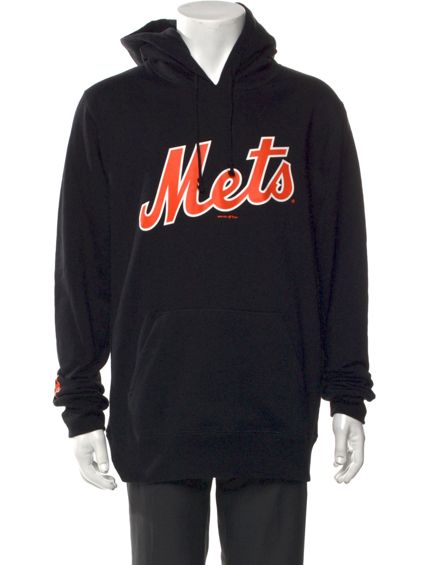 Awake NY Graphic Print V-Neck Hoodie