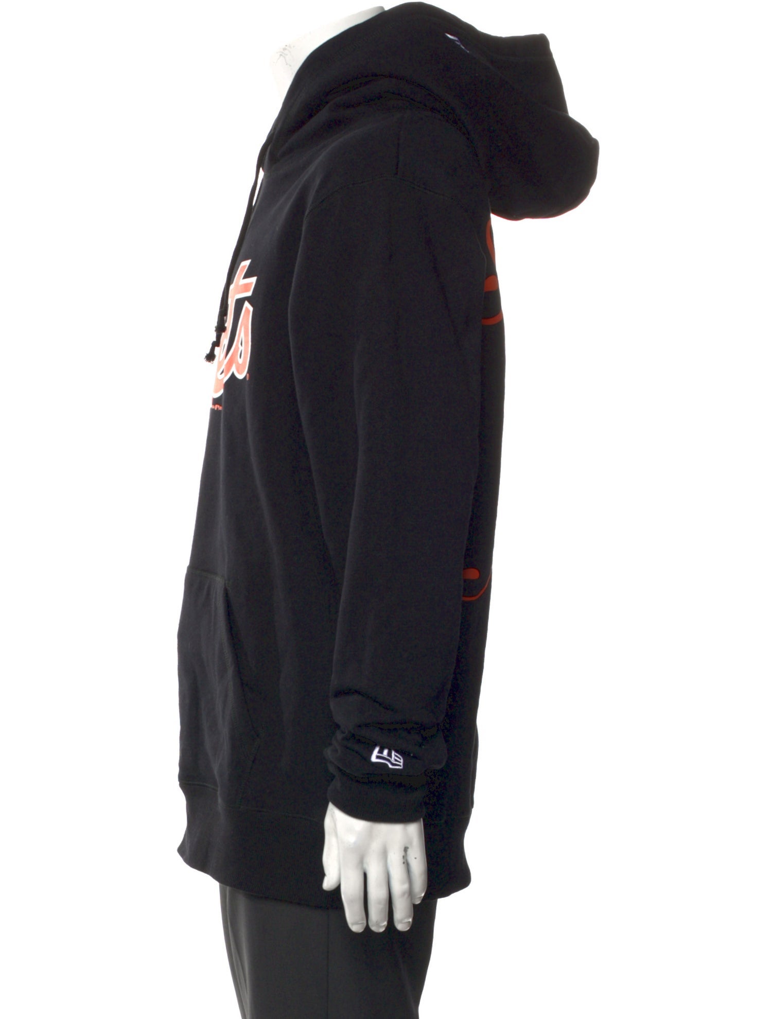 Awake NY Graphic Print V-Neck Hoodie