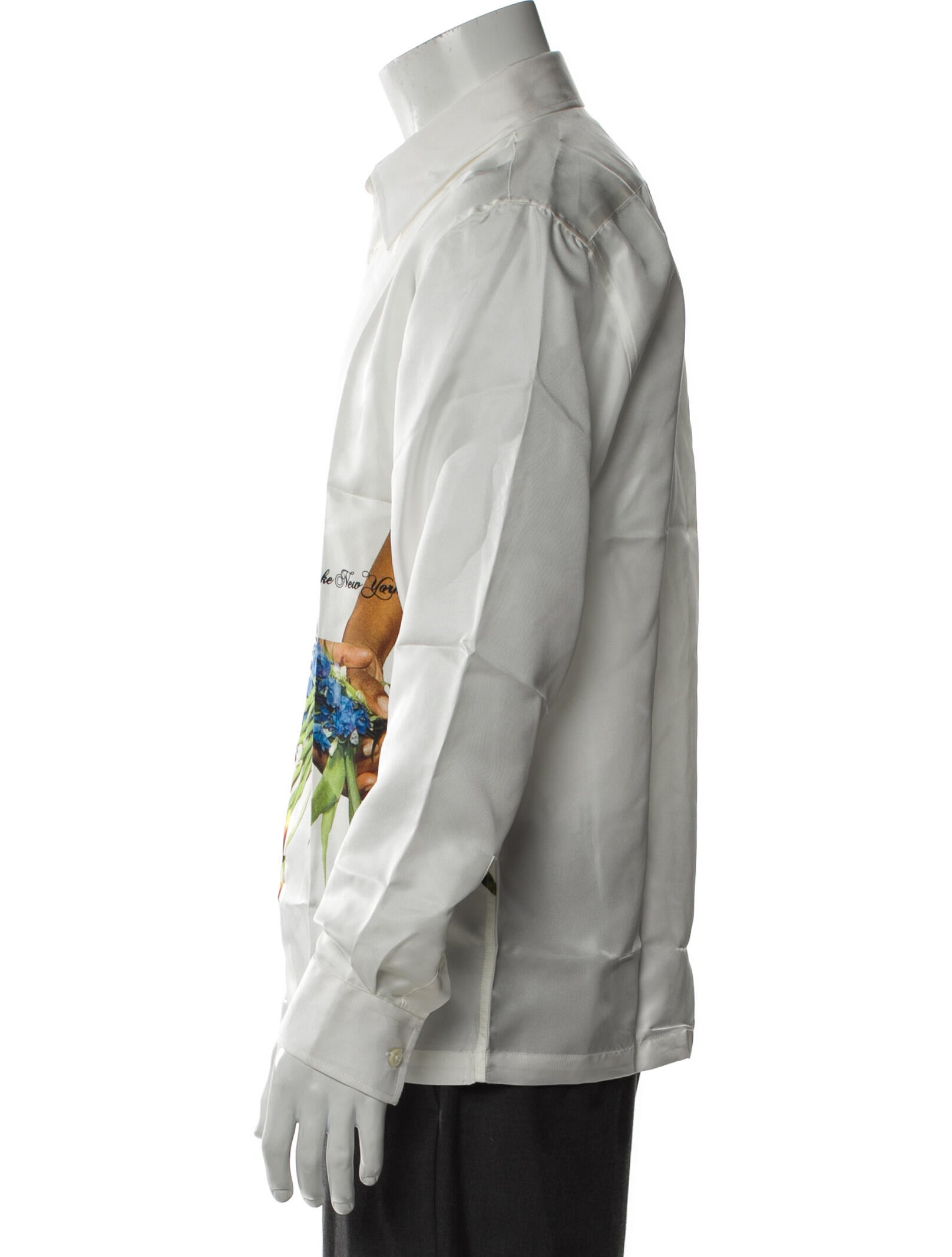 Awake NY Silk Graphic Print Shirt